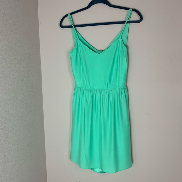 PARKER TURQUOISE DRESS - Picture 3 of 10